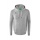 Erima Hooded Sweatshirt Essential Team Hooded Sweat (soft cotton, ribbed cuffs) light grey/grey Men